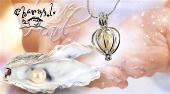 Īsta pērle gliemežvākā Love Pearl un kuloniņš - vēlmju piepildījums Jūsu rokās!