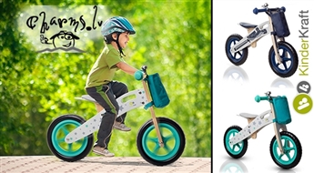 KinderKraft Runner (balance bike) Bērnu skrējritenis ar koka rāmi