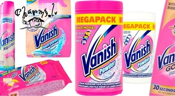Vanish: Жидкий пятновыводитель, порошок для выведения пятен или средство для чистки ковров