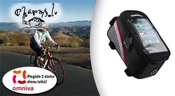 Водонепроницаемая вело-сумка с отделением для смартфона и GPS на велосипед, мотороллер или мотоцикл