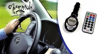 MP3-FM auto dekoders/raidītājs ar USB/SD ligzdām
