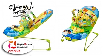 Kinder Kraft Bērnu Šūpuļkrēsliņš ar rotaļlietām un mūziku