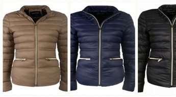 Три разных цвета! Женственная стеганая куртка на прохладную погоду