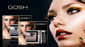 GOSH COSMETICS “Smokey Eyes” komplekts: acu zīmulis + ēnas + skropstu tuša