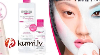 "BYPHASSE": Мицеллярная вода (500+100 мл) для снятия макияжа. Очищение кожи нового поколения!
