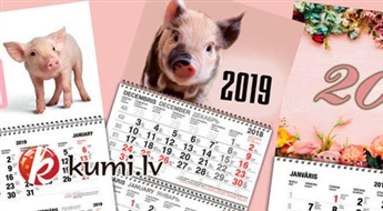 Merķeļa druka: Отрывной настенный календарь с выбранным Вами изображением за 1 день!