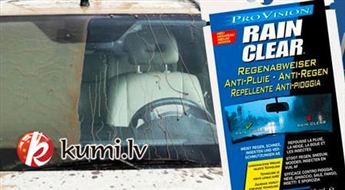 Услуга сервиса BIXENON по нанесению НАНО-покрытия на лобовое стекло и передние фары авто американским средством RAIN CLEAR