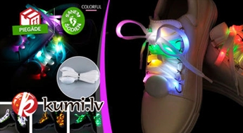 Светящиеся LED шнурки - для развлечения и безопасности в тёмное время суток