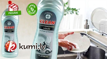 Комплект из 2 средств для мытья посуды Clean Dishwashing Liquid Platinum (2 x 1  л)