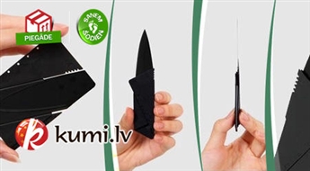 Складной карманный нож в форме кредитки для резки разных материалов