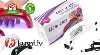 Dažādu krāsu mazās LED lampas manikīram vai pedikīram - ļoti kompaktas un jaudīgas (darbojas ar USB)