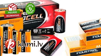 (papildināts) "Duracell" AA/AAA/C/D/9V profesionālās baterijas