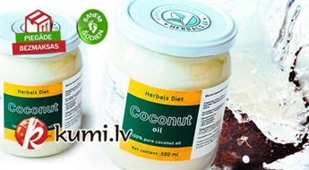100% кокосовое масло от Herbals.lv