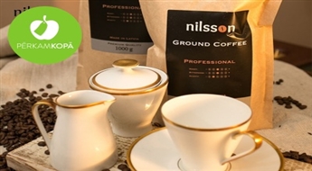 Izcili garda kafija ikvienai gaumei! "Nilsson Classic Professional" malta kafija vai pupiņas (1kg vai 500g)