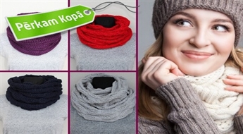 Стильные круглые шарфы плотной вязки - широкий выбор моделей и цветов
