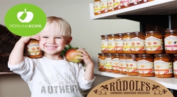 СДЕЛАННОЕ В ЛАТВИИ пюре из биологических ягод и овощей, комплекты густых соков для детей от "Rūdolfs"