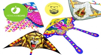 Воздушный змей с цветным дизайном животного - беззаботная радость для больших и маленьких!