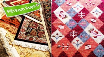 Krāšņums no Turcijas! Dažādu izmēru un krāsu paklāji ar skaisti austrumnieciskiem rakstiem
