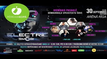 ELECTRIC SMOG! в Арена Рига 30 сентября - шоу дымовых спецэффектов в честь закрытия сезона
