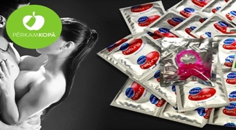 30 презервативов ''DUREX'', ''LIFESTYLES'' или "ONE TOUCH" + виброкольцо или тестер лубриканта