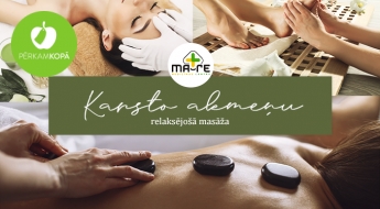 Медицинский центр "Mā-Re" предлагает: старинный лечебный метод релаксации - массаж горячими камнями