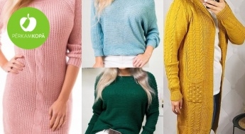 Sieviešu džemperi un garās jakas - 17 skaisti modeļi dažādām gaumēm