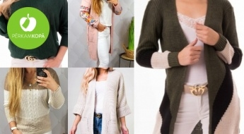 Sieviešu džemperi un garās jakas - 24 skaisti modeļi dažādām gaumēm