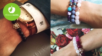 "LadyBee jewelry" dabisko akmeņu auskari un rokassprādzes - dizaini arī vīriešiem