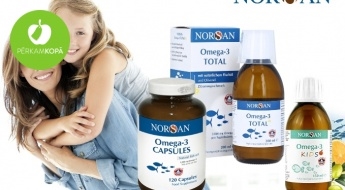 Пищевые добавки premium класса для всей семьи NORSAN: натуральный рыбий жир или Омега-3