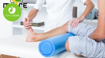 Fizioterapijas speciālista konsultācija + ārstnieciskā apkakles daļas + ārstnieciskā pēdu masāža