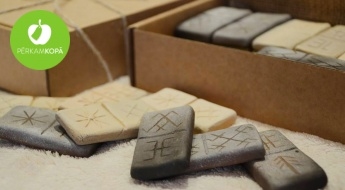 RADĪTS LATVIJĀ! Māla domino ar folkloras rakstiem un keramikas trauki no "Dzīvais māls"