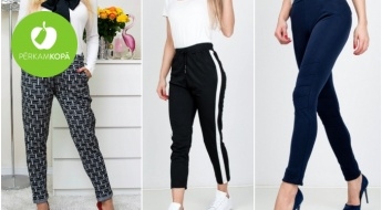 PAPILDINĀTS! Sieviešu džinsa bikses, legingi, brīvā stila bikses un bikškostīmi dažādām gaumēm