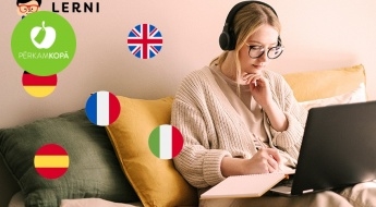 Valodu kursi internetā - apgūsti angļu, vācu, spāņu, franču, itāļu valodu 4, 8 vai 15 mēnešos