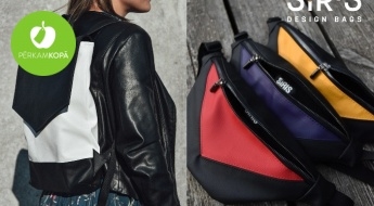 СДЕЛАНО В ЛАТВИИ! Рюкзаки и сумки на пояс из искусственной кожи "SIRIS Design Bags"