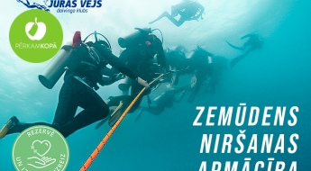 Подводное плавание в Риге: инструктаж + практическое занятие в открытой воде(3 ч)