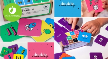 "Double deco KIDS" izglītojošas un attīstošas spēles bērniem - "Skaitīšana", "Atšķirības", "Krāsas" u.c.
