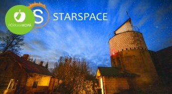 Ceļo visuma plašumos! "StarSpace" observatorijas apmeklējums ar lekciju un zvaigžņu vērošanu