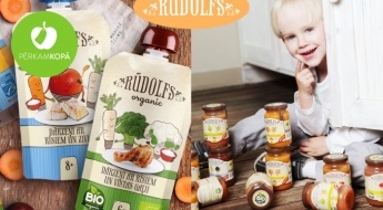 Radīts Latvijā! "Rūdolfs" bioloģiskie produkti bērniem - biezeņi, biezsulas un putras komplektos