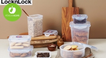 "Lock&Lock" pārtikas uzglabāšanas trauki - dažādi izmēri un formas