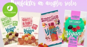 Vegāniskas mīkstās konfektes ar dažādu augļu sulu - garšīgs un veselīgs našķis ikvienam