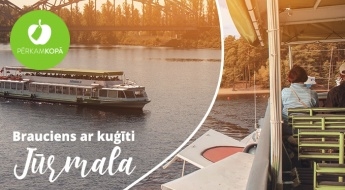 Izbraucieni pa Daugavu ar kuģīti "Jūrmala": Rīgas panorāmas reiss, brauciens līdz JŪRAS VĀRTIEM vai uz MEŽAPARKU