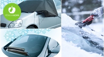 Экономь время в снежное и холодное утро! Чехлы для лобовых и боковых автомобильных стекол от обморожения и снега