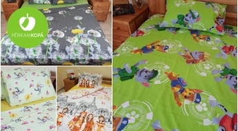 Radīts Latvijā! "Sintas tekstils" kokvilnas gultas veļas komplekti - segas pārvalks, palags un 1 vai 2 spilvendrānas