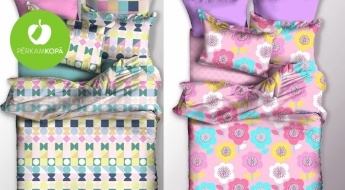 Для крепкого сна! Комплекты двухстороннего постельного белья из 100% микроволокна - разные дизайны и размеры
