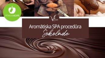 Ароматная СПА процедура "Šokolāde": расслабляющий массаж тела + обертывание в шоколадную аппликацию + напиток (60 мин)