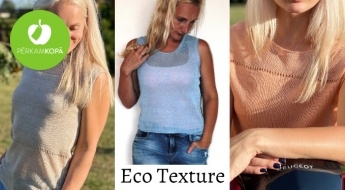 Сделано в Латвии! Вязаные женские топы из 100% натурального льна разных цветов от "Eco Texture"