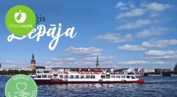 "Rīgas panorāmas" un "Saulrieta" reisi par īpaši zemu cenu! Brauciens pa Daugavu ar kuģīti LIEPĀJA (1 h)