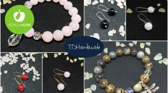 СДЕЛАННЫЕ В ЛАТВИИ украшения с натуральными камнями и кристаллами от "TDHandmade" - порадуй себя кое-чем действительно красивым!