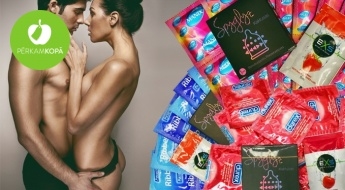 Комплекты презервативов DUREX, LIFESTYLES, PASANTE (30 шт.) + подарок