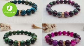 Браслеты и серьги с натуральными камнями от "LadyBee jewelry"